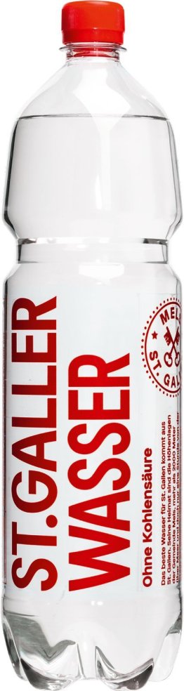 St. Galler Gebirgswasser ohne CO2, EW PET 150cl x6