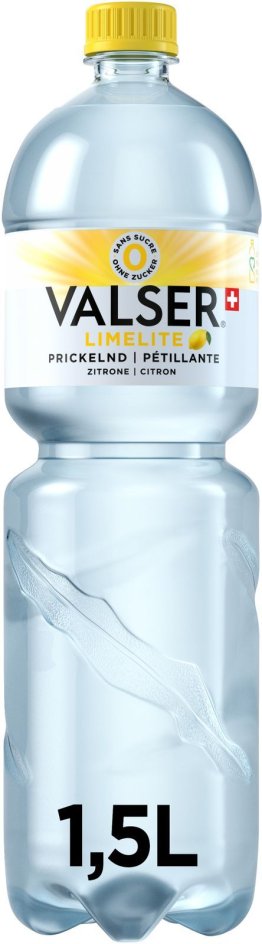 Valser Limelite (Prickelnd Zitrone), PET EW 150cl x6