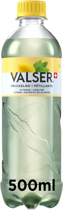 Valser Prickelnd Zitrone & Kräuter, PET EW 50cl x24
