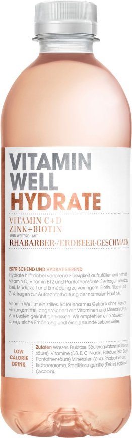Vitamin Well Hydrate, PET EW 50cl x12