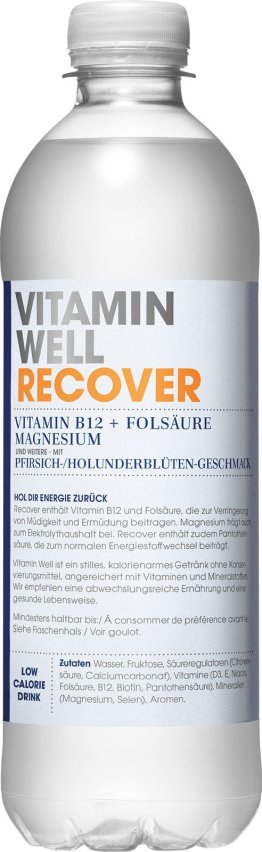 Vitamin Well Recover, PET EW 50cl x12