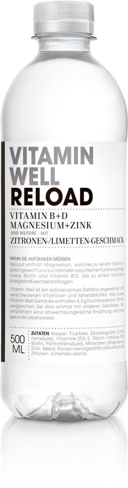 Vitamin Well Reload, PET EW 50cl x12