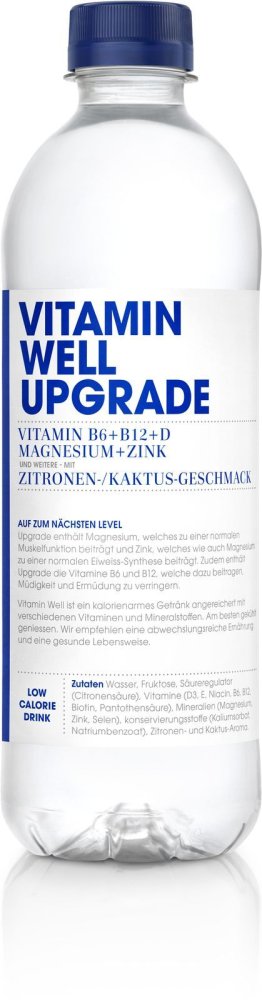 Vitamin Well Upgrade, PET EW 50cl x12
