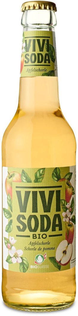 Vivi Soda Apfelschorle BIO, Glas MW 33cl x24
