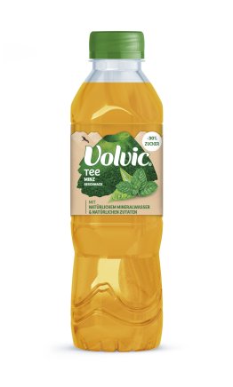 Volvic Grüntee Minze, PET EW x24